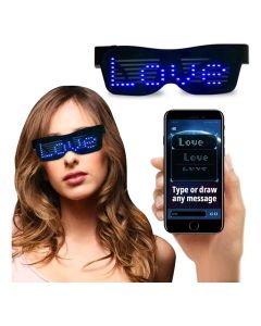 Lente Led Con Pantalla Personalizable App Bluetooth