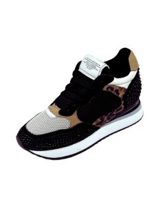Zapato Casual Deportivo Dama Animal Print Leopardo Beba