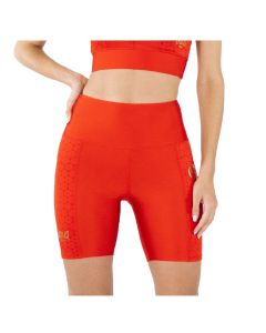 Short Biker Femenino Iron Man Rojo