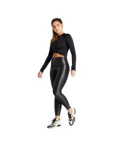 Leggin Deportivo Owfit Apariencia Cuero Para Dama Talla Unica (Xs-S-M)