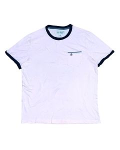 Franela de Caballero Relieve Linea en Cuello y Bolsillo Original Penguin